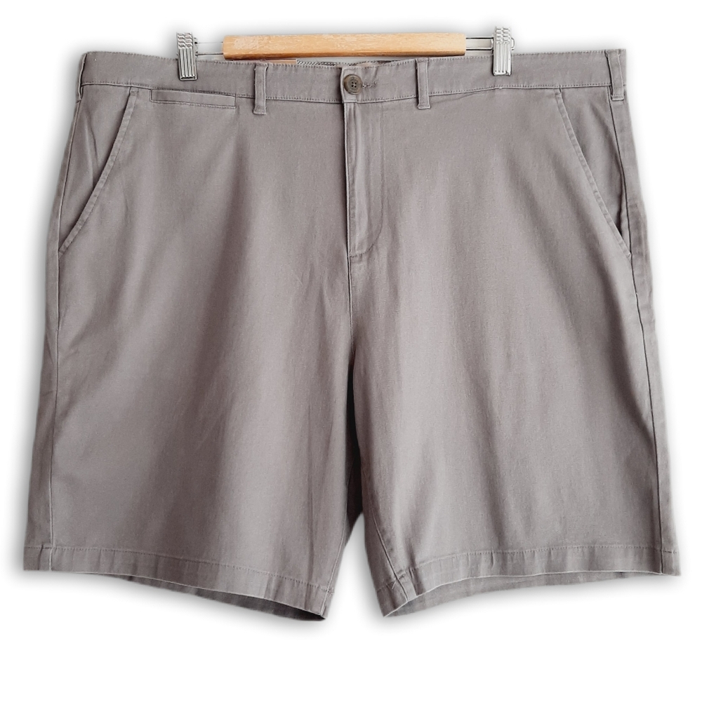 JACHS New York - NEW Flat Front Classic Light Gray Casual Shorts Men's Sz 40